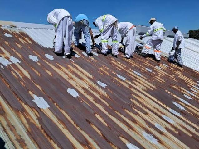 Waterproofing coating work